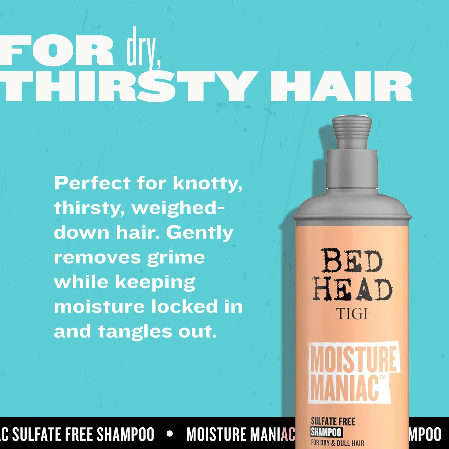 Tigi Bed Head Moisture Maniac shampoo senza solfati