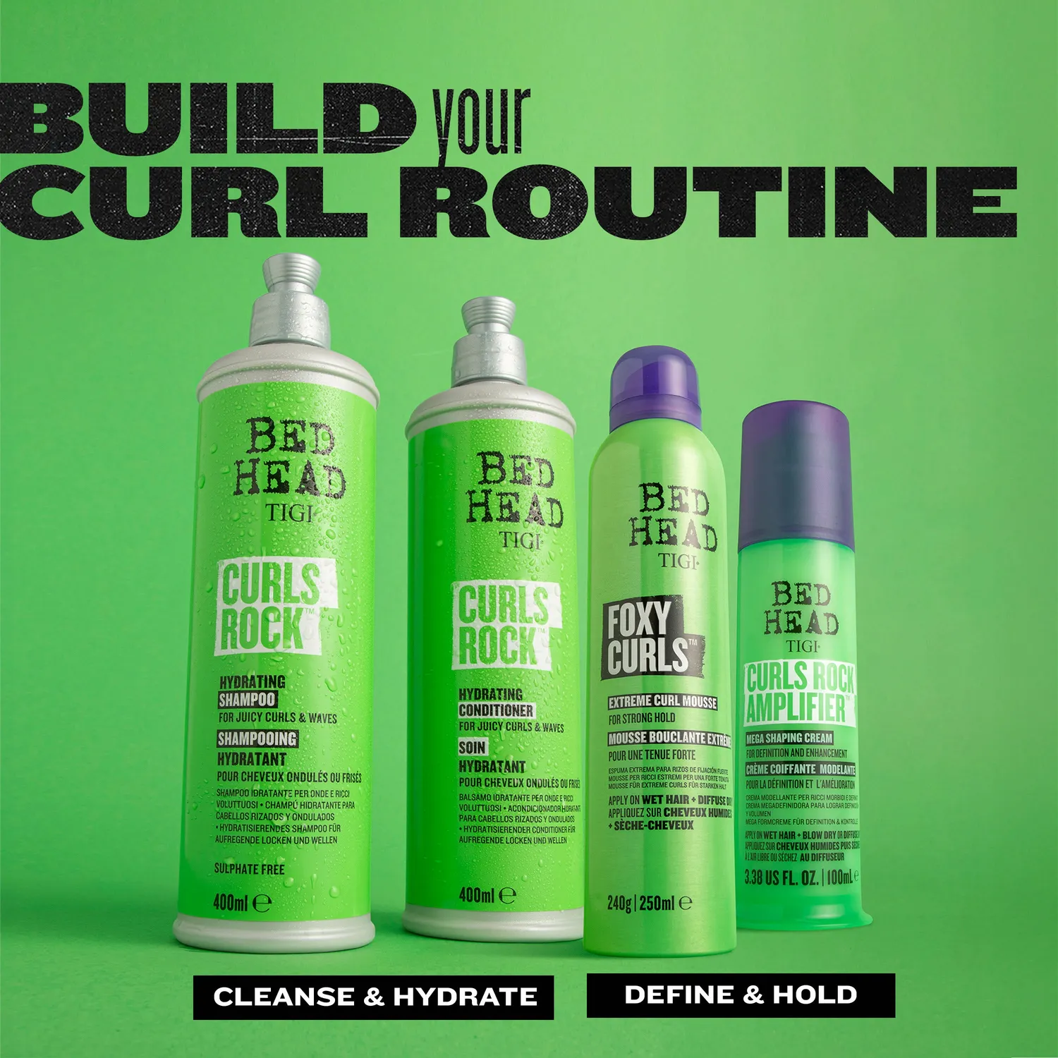 TIGI Bed Head Curls Rock Shampoo Ricci Idratante Argan