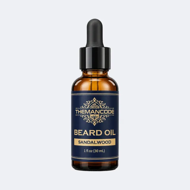 THEMANCODE Beard Oil olio barba sandalo ammorbidente