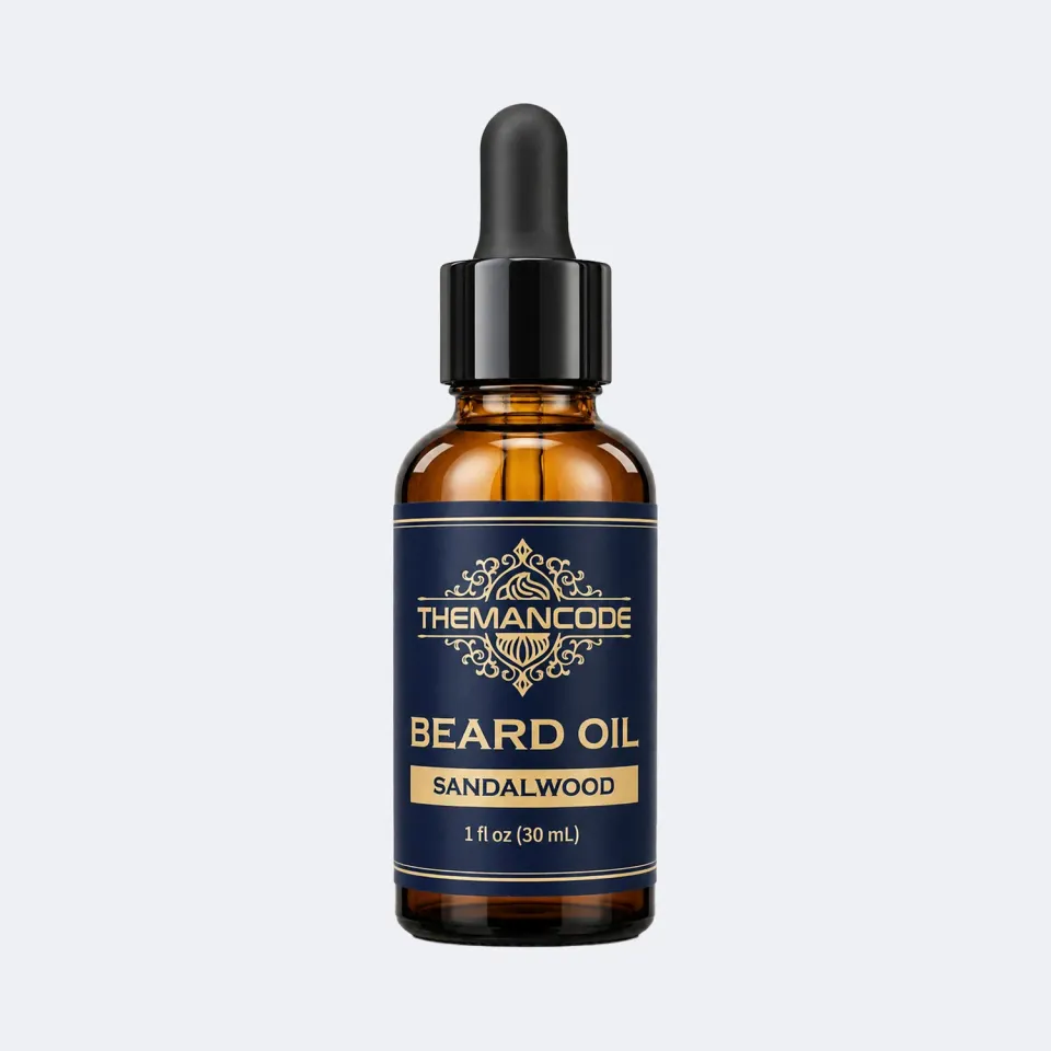 THEMANCODE Beard Oil olio barba sandalo ammorbidente