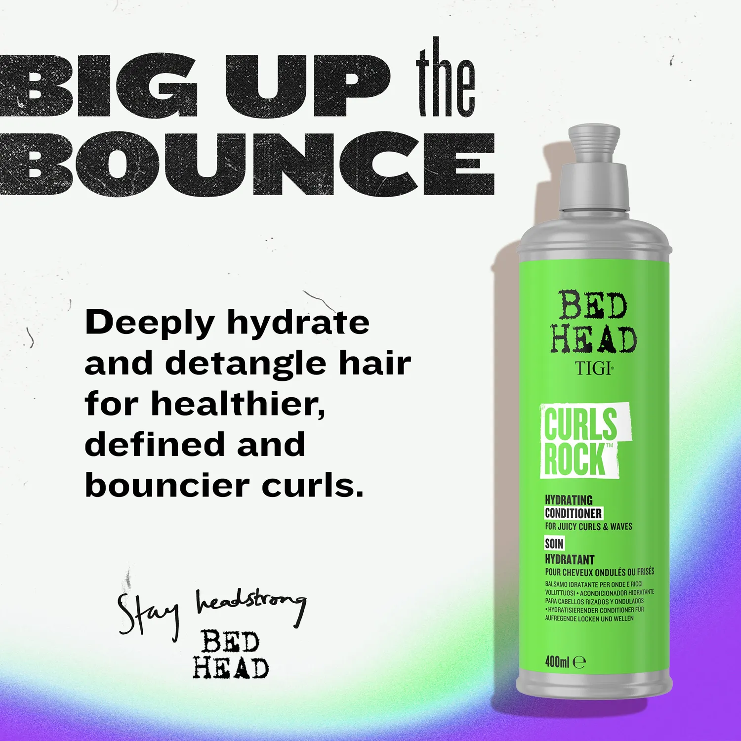 Tigi Bed Head Curls Rock balsamo idratante ricci e onde