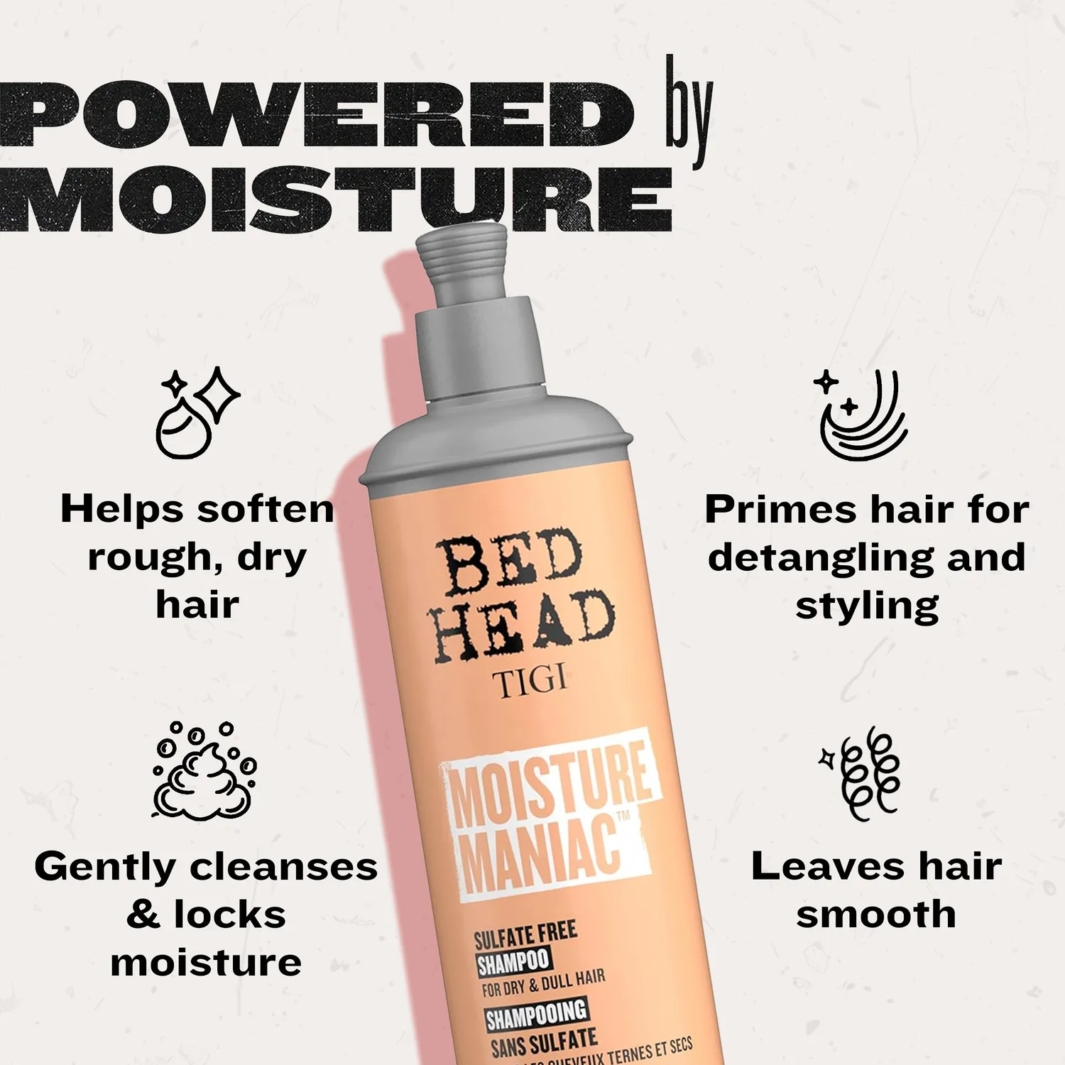 Tigi Bed Head Moisture Maniac shampoo senza solfati