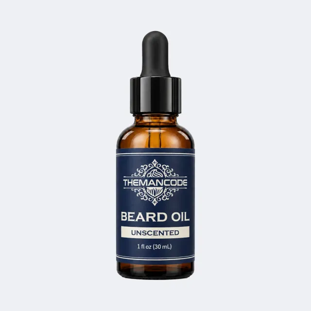 THEMANCODE Beard Oil olio barba senza profumo idratante