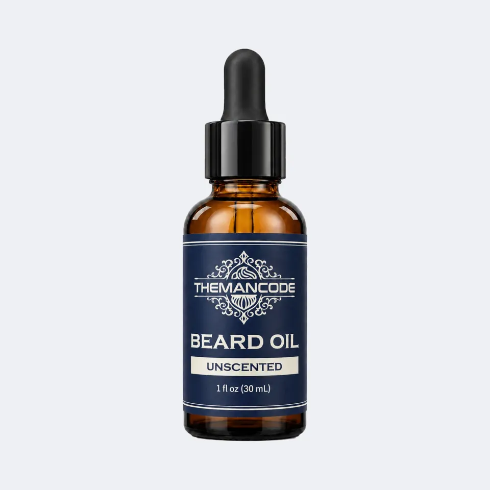 THEMANCODE Beard Oil olio barba senza profumo idratante