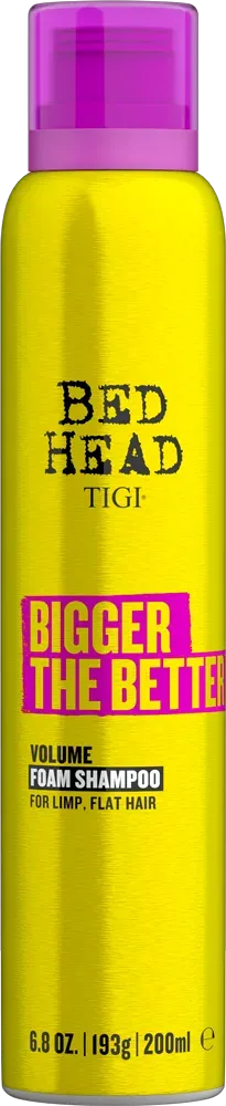 Tigi Bed Head Bigger The Better shampoo schiuma volumizzante