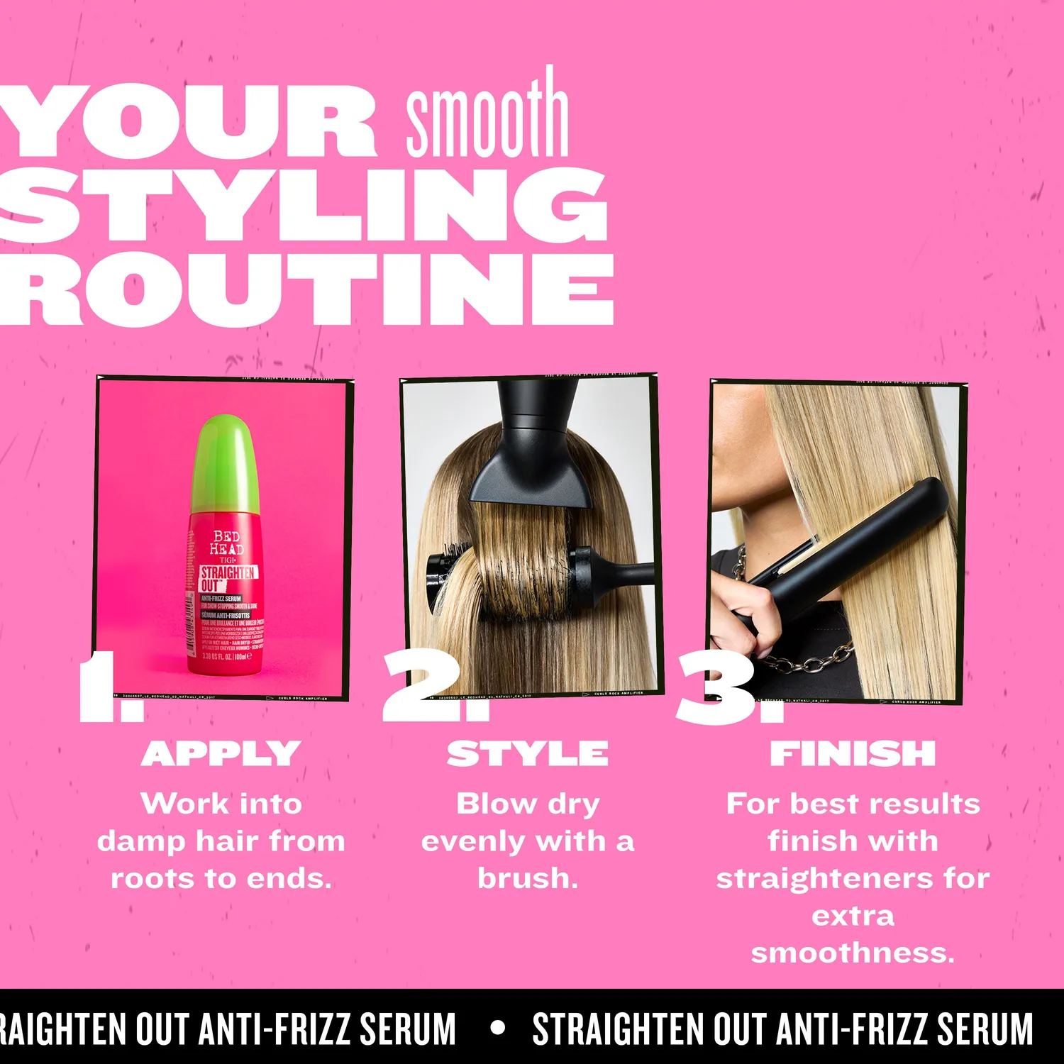 Tigi Bed Head Straighten Out siero anticrespo lisciante