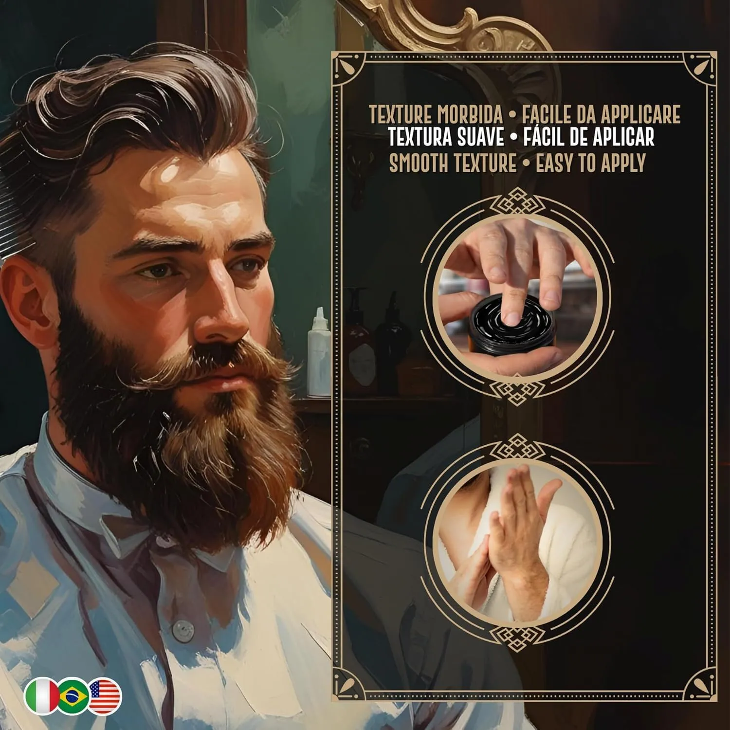 Barbieri Black Gel nero capelli uomo 300 g