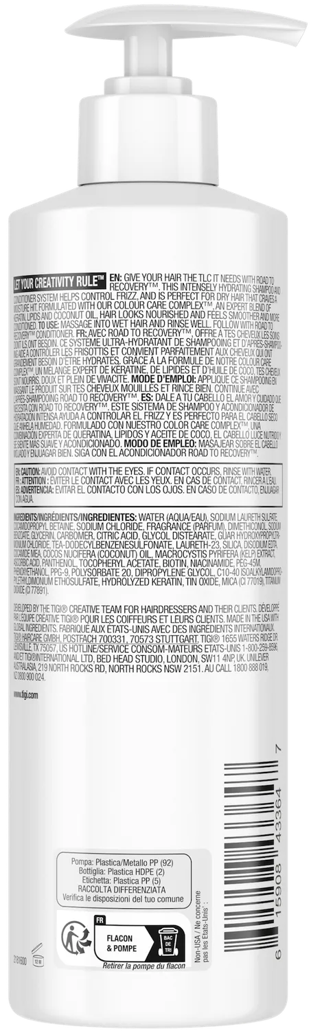 Tigi Bed Head Road To Recovery shampoo capelli secchi